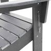 vidaXL Πτυσσόμενη Καρέκλα Adirondack Ανοιχτό γκρι 74.5 x 80.5 x 90 εκ.