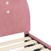 vidaXL Κρεβάτι Παιδικής Κρεβατοκάμαρας με Κεφαλάκι Ροζ 80 x 160 cm