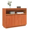 vidaXL Πλαϊνό γραφείο Καφέ 104,5 x 34 x 80 εκ