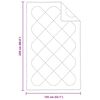 vidaXL Πάπλωμα με μαξιλάρι 2 pcs Λευκό 135 x 220 εκ. Μικροΐνες