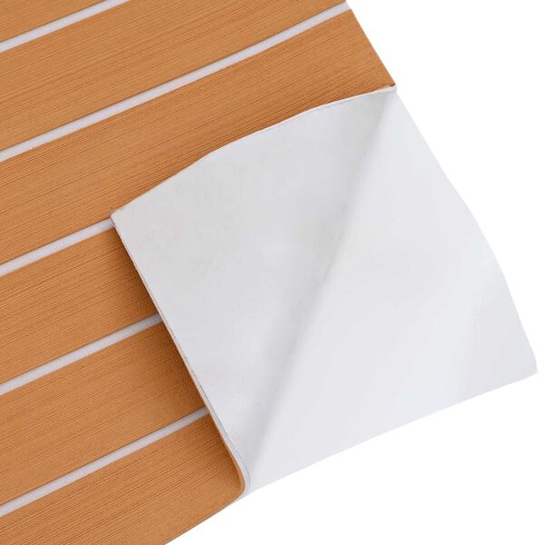 vidaXL Δάπεδο Σκάφους Καφέ, λευκό 240 x 60 cm EVA αφρός