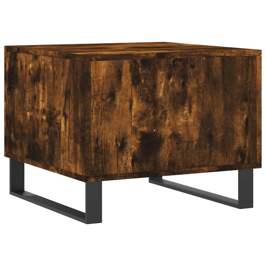 vidaXL Τραπεζάκια Σαλονιού 2 τεμ Καπνιστή Oak 50x50x40 εκ Επεξ. Ξύλο
