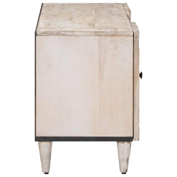 vidaXL &Nu;&tau;&omicron;&upsilon;&lambda;ά&pi;&iota; TV &Lambda;&epsilon;&upsilon;&kappa;ό 105 x 33,5 x 46 &epsilon;&kappa;. &Sigma;&tau;&epsilon;&rho;&epsilon;ό &xi;ύ&lambda;&omicron; &mu;ά&nu;&gamma;&kappa;&omicron;