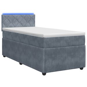 vidaXL &Kappa;&rho;&epsilon;&beta;ά&tau;&iota; box spring &mu;&epsilon; &sigma;&tau;&rho;ώ&mu;&alpha; &Sigma;&kappa;&omicron;ύ&rho;&omicron; &Gamma;&kappa;&rho;&iota; 80 x 200 cm &Beta;&epsilon;&lambda;&omicron;ύ&delta;&omicron;