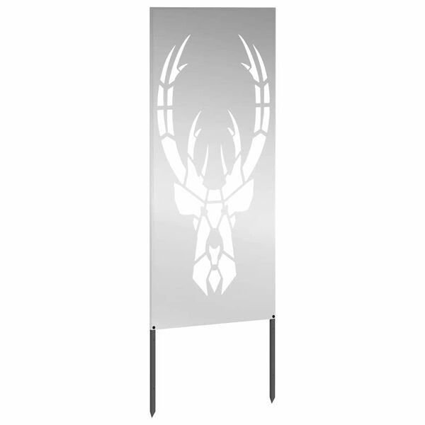 vidaXL Οθόνη Ιδιωτικότητας Κήπου Animal Print Ασημί 50 x 140 εκ