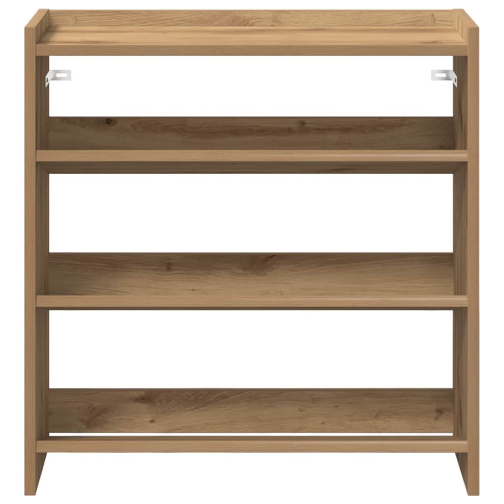 Ράφι παπουτσιών vidaXL Artisan Oak 60x25x62 cm Κατασκευασμένο ξύλο