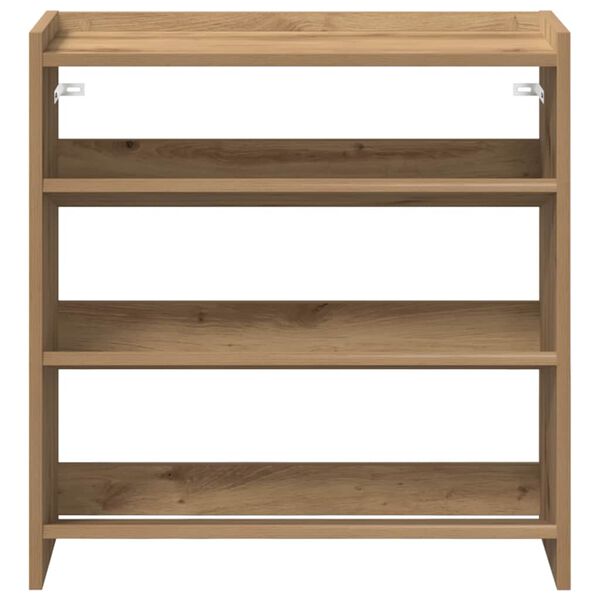 Ράφι παπουτσιών vidaXL Artisan Oak 60x25x62 cm Κατασκευασμένο ξύλο