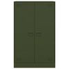vidaXL Ντουλάπι Πράσινο Λαδί 67x39x107 εκ. από Ατσάλι
