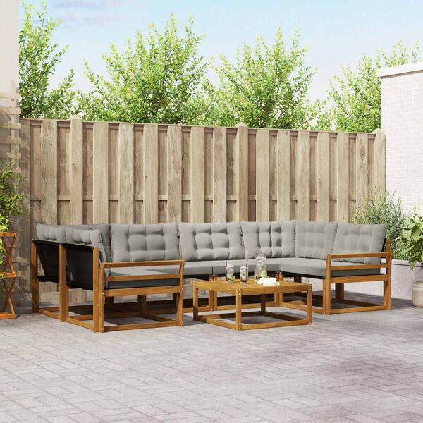 vidaXL &Sigma;&epsilon;&iota;&rho;ά &Kappa;&alpha;&nu;&alpha;&pi;έ &Epsilon;&xi;&omega;&tau;&epsilon;&rho;&iota;&kappa;&omicron;ύ 7 pcs &Phi;&upsilon;&sigma;&iota;&kappa;ό &kappa;&alpha;&iota; &Alpha;&nu;&omicron;&iota;&chi;&tau;ό &Gamma;&kappa;&rho;&iota;