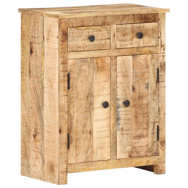 vidaXL Ντουλάπι με Συρτάρια 59x35x75 εκ. από Ακατέργαστο Ξύλο Μάνγκο