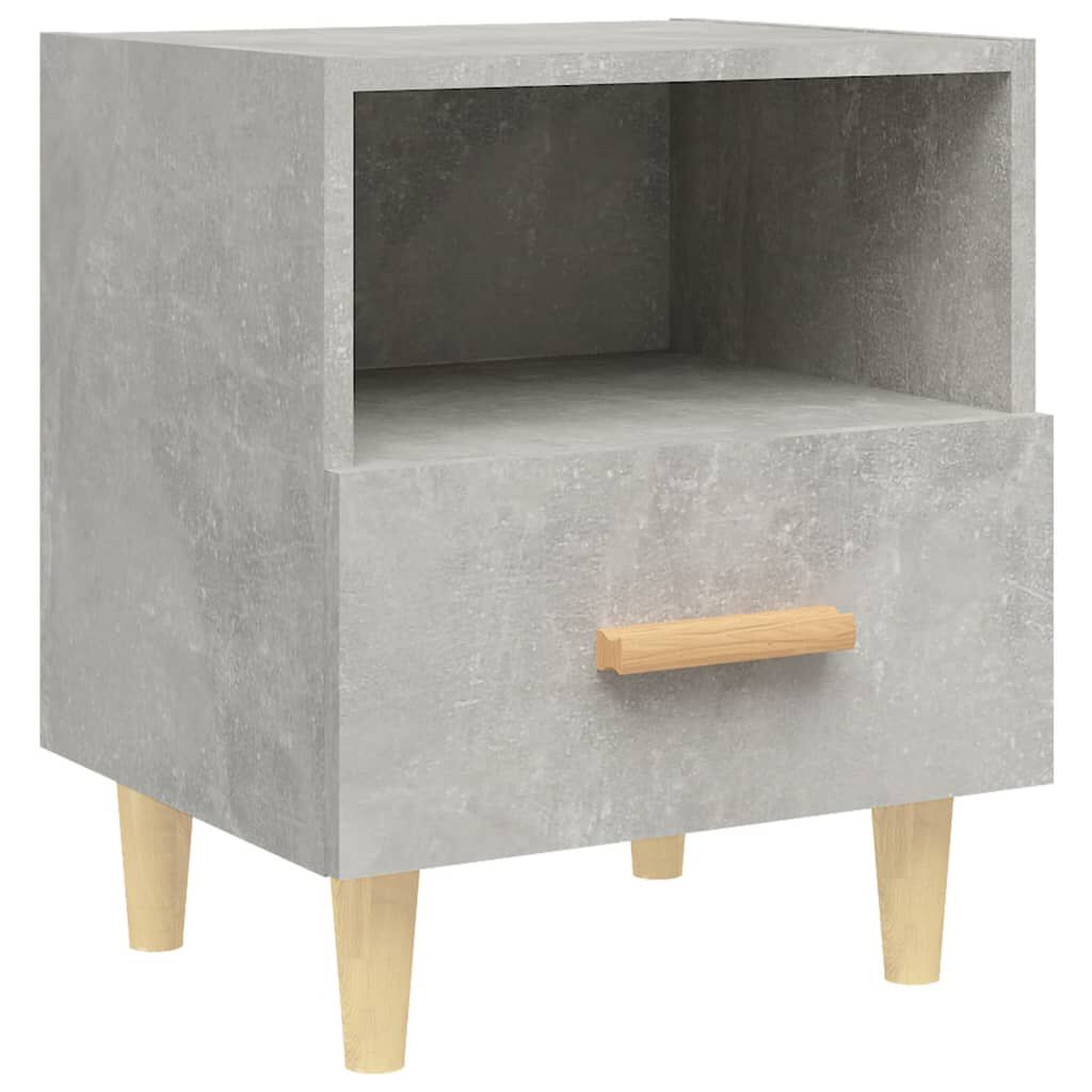 vidaXL Κομοδίνα 2 τεμ. Γκρι Σκυροδέματος 40 x 35 x 47 εκ.