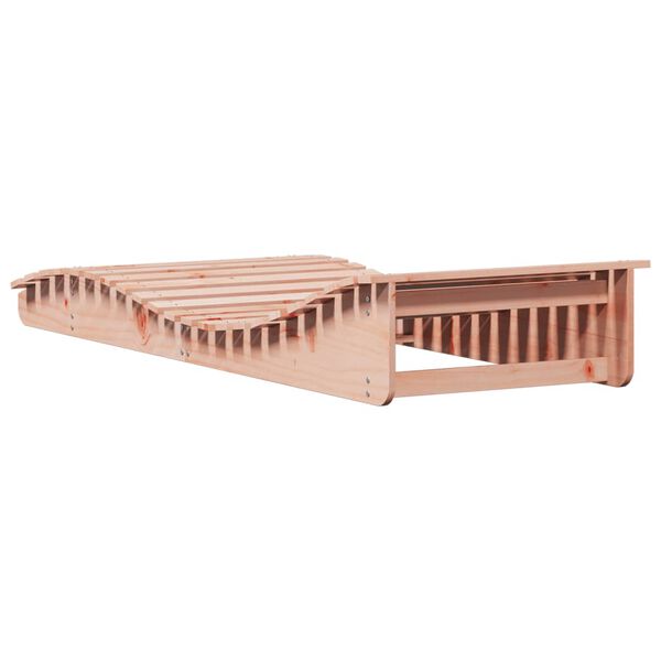 vidaXL Ξαπλώστρα 205x80x31,5 εκ. από Μασίφ Ξύλο Ψευδοτσούγκας