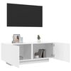 vidaXL Έπιπλο Τηλεόρασης Λευκό 100 x 35 x 40 εκ. Επεξ. Ξύλο