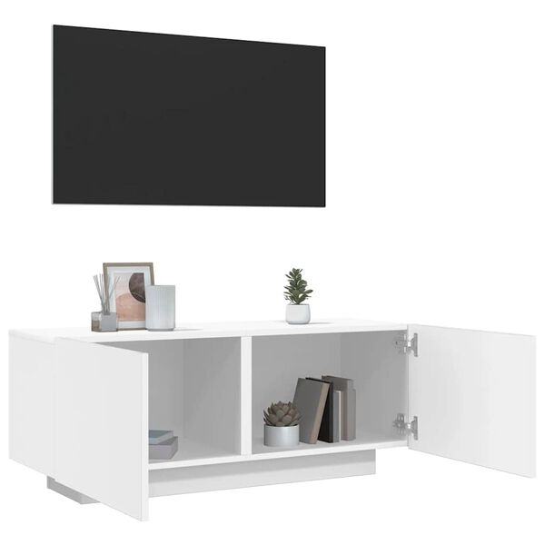 vidaXL Έπιπλο Τηλεόρασης Λευκό 100 x 35 x 40 εκ. Επεξ. Ξύλο