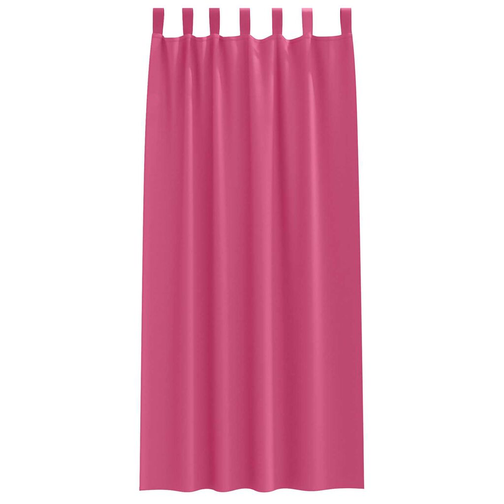 vidaXL Κουρτίνες 2 pcs Φωτεινό Ροζ 260 x 140 εκ. Πολυεστέρας