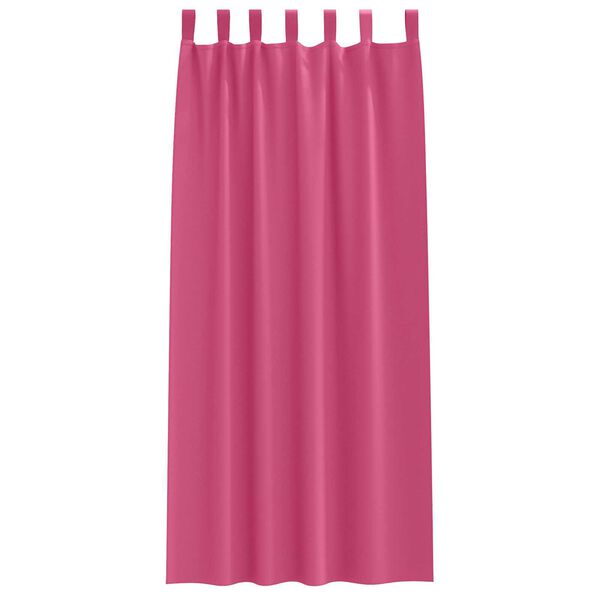 vidaXL Κουρτίνες 2 pcs Φωτεινό Ροζ 260 x 140 εκ. Πολυεστέρας