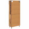 vidaXL Highboard &Pi;&alpha;&lambda;&iota;ό &Xi;ύ&lambda;&omicron; 69,5 x 34 x 180 &epsilon;&kappa;. &Sigma;ύ&nu;&theta;&epsilon;&tau;&omicron; &Xi;ύ&lambda;&omicron; &kappa;&alpha;&iota; &Gamma;&upsilon;&alpha;&lambda;ί