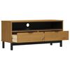 vidaXL Έπιπλο Τηλεόρασης FLAM 110 x 40 x 50 εκ. από Μασίφ Ξύλο Πεύκου