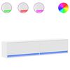 vidaXL Έ&pi;&iota;&pi;&lambda;&omicron; &Tau;&omicron;ί&chi;&omicron;&upsilon; &Tau;&eta;&lambda;&epsilon;ό&rho;&alpha;&sigma;&eta;&sigmaf; &mu;&epsilon; LED &Lambda;&epsilon;&upsilon;&kappa;ό 180x31x38 &epsilon;&kappa;.