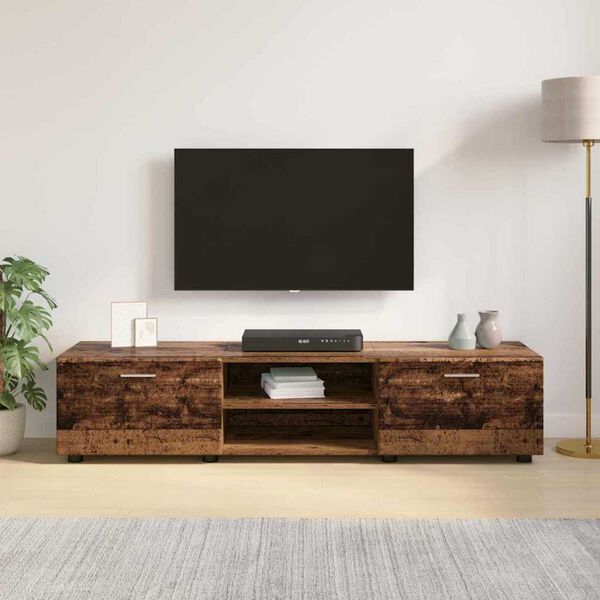 vidaXL Ντουλάπι TV Παλαιό ξύλο 150 x 39 x 30 εκ Επεξεργασμένο ξύλο
