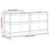 vidaXL Ζαρντινιέρα Κήπου 150x50x70 εκ. από Μασίφ Ξύλο Ψευδοτσούγκας
