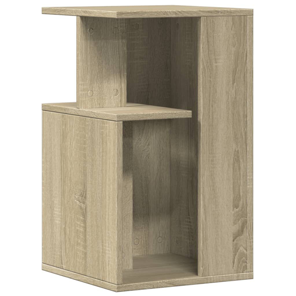 vidaXL Βοηθητικό Τραπέζι Sonoma Δρυς 35x35x60 εκ. Επεξεργασμένο Ξύλο