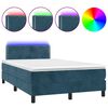 vidaXL &Kappa;&rho;&epsilon;&beta;ά&tau;&iota; Boxspring &mu;&epsilon; &Sigma;&tau;&rho;ώ&mu;&alpha; & LED &Sigma;&kappa;. &Mu;&pi;&lambda;&epsilon; 120x200&epsilon;&kappa;. &Beta;&epsilon;&lambda;&omicron;ύ&delta;&iota;&nu;&omicron;
