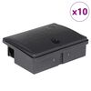 vidaXL &Pi;&alpha;&gamma;ί&delta;&epsilon;&sigmaf; &pi;&omicron;&nu;&tau;&iota;&kappa;&iota;ώ&nu; 10 &tau;&epsilon;&mu;ά&chi;&iota;&alpha; &Mu;&alpha;ύ&rho;&omicron; 13x10x4 &epsilon;&kappa;.