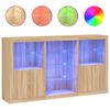vidaXL &Mu;&pi;&omicron;&upsilon;&phi;έ&sigmaf; &mu;&epsilon; &Phi;ώ&tau;&alpha; LED Sonoma &Delta;&rho;&upsilon;&sigmaf; 181,5 x 37 x 100 &epsilon;&kappa;.