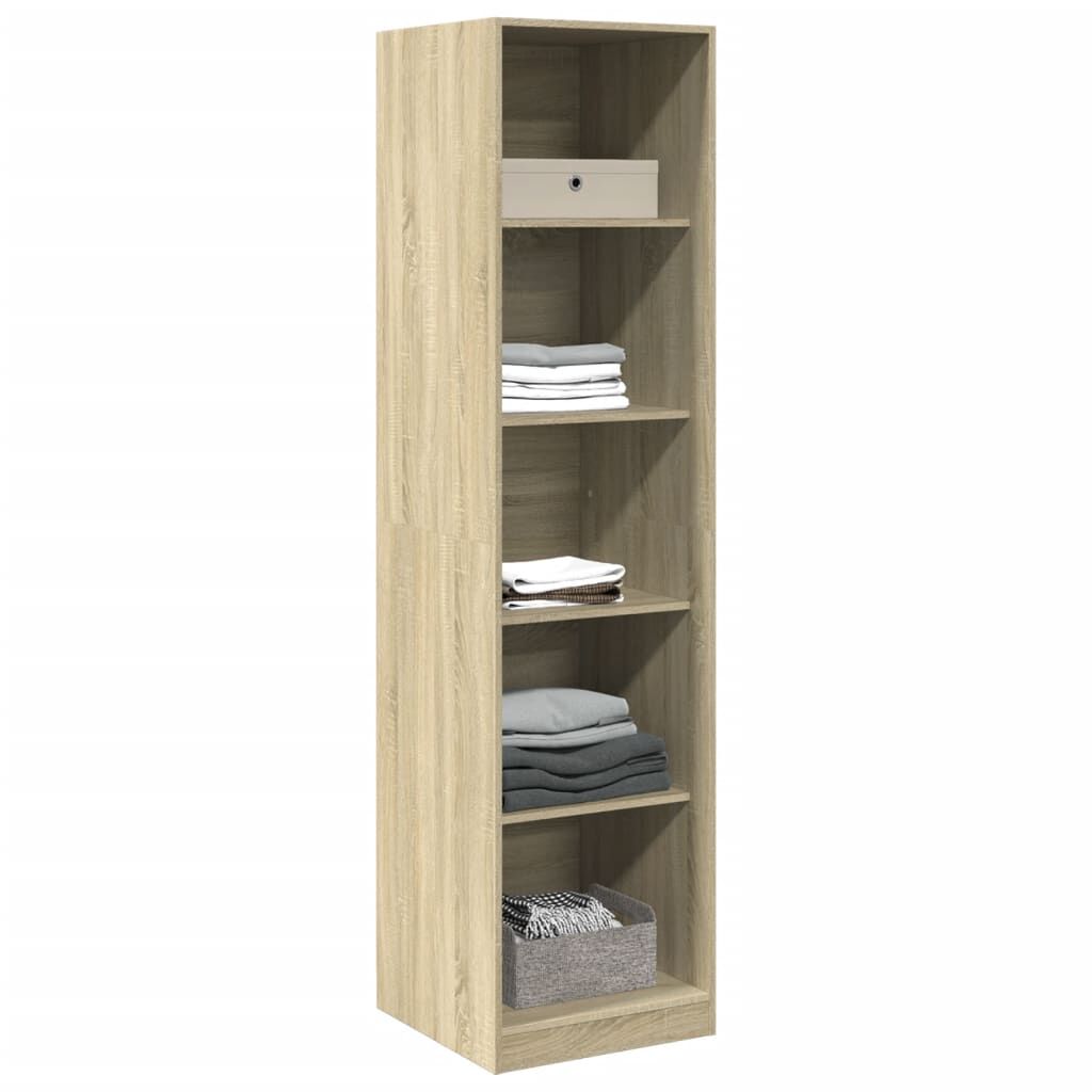 vidaXL Ντουλάπα Χρώμα Sonoma Δρυς 50 x 50 x 200 εκ. από Επεξ. Ξύλο