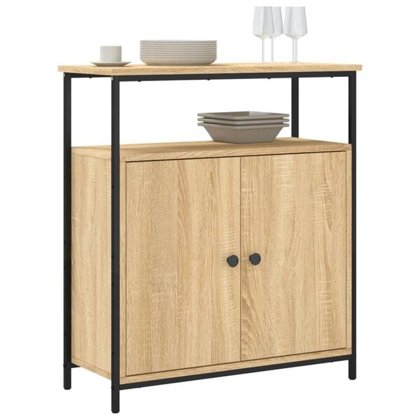 vidaXL Μπουφές Sonoma Δρυς 70x30x80 εκ. από Τεχνητό Ξύλο