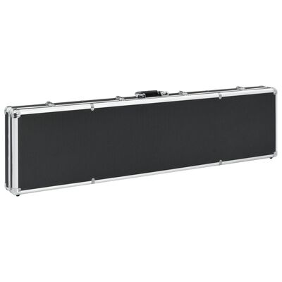 vidaXL Βαλίτσα Όπλου Μαύρη 134 x 35 x 12 εκ. από Αλουμίνιο