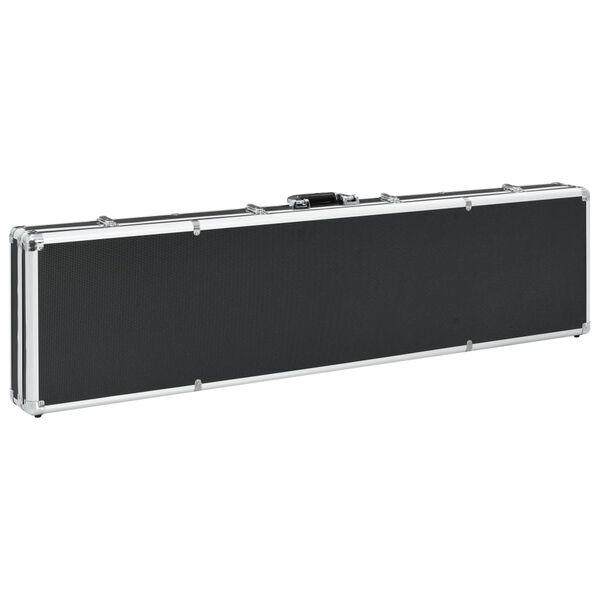 vidaXL Βαλίτσα Όπλου Μαύρη 134 x 35 x 12 εκ. από Αλουμίνιο