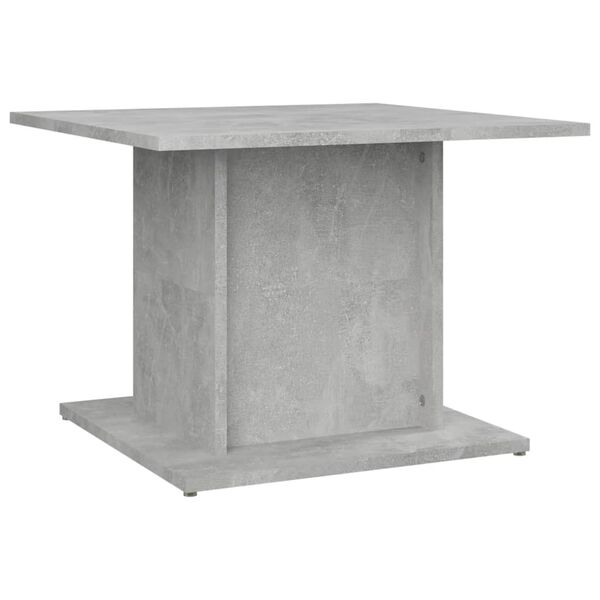 vidaXL Τραπεζάκι Σαλονιού Γκρι Σκυροδ. 55,5x55,5x40 εκ. Επεξεργ. Ξύλο