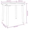 vidaXL Ήλιος Λάουτζερ 3 pcs Μαύρο και Λευκό 40 x 40 x 40.5 εκ
