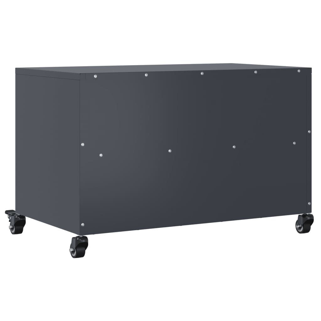 vidaXL Έπιπλο Τηλεόρασης Μαύρο 68x39x43,5 εκ. Χάλυβας