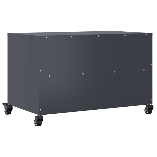 vidaXL Έπιπλο Τηλεόρασης Μαύρο 68x39x43,5 εκ. Χάλυβας