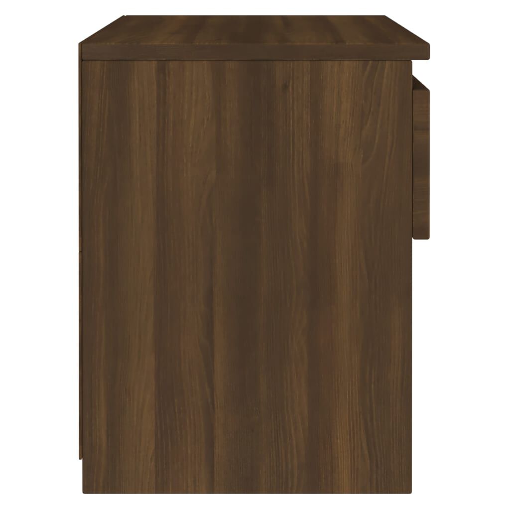 vidaXL Κομοδίνο Καφέ Δρυς 40 x 30 x 39 εκ. από Επεξεργασμένο Ξύλο