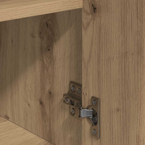 vidaXL Πλαϊνό γραφείο artisan δρυς 79 x 38 x 80 εκ. Επεξεργασμένο ξύλο