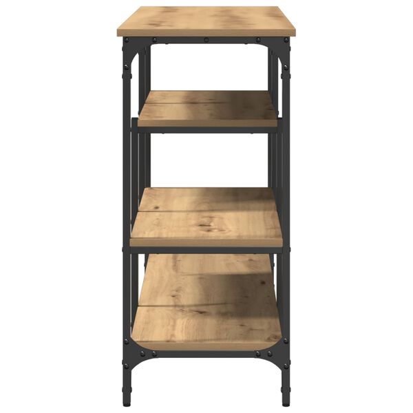 vidaXL Κονσόλα Artisan Oak 100x35x75 εκ Επεξεργασμένου Ξύλου & Χάλυβα