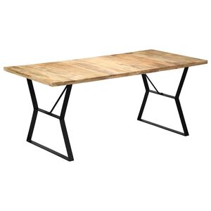 vidaXL &Tau;&rho;&alpha;&pi;&epsilon;&zeta;&alpha;&rho;ί&alpha; 180 x 90 x 76 &epsilon;&kappa;. &alpha;&pi;ό &Mu;&alpha;&sigma;ί&phi; &Xi;ύ&lambda;&omicron; &Mu;ά&nu;&gamma;&kappa;&omicron;