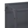 vidaXL Ράφι για καυσόξυλα Ανθρακί 25x25x100 εκ. Ατσάλι ψυχρής έλασης