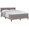 vidaXL &Kappa;&rho;&epsilon;&beta;ά&tau;&iota; &mu;&epsilon; &epsilon;&lambda;&alpha;&tau;ή&rho;&iota;&alpha; &mu;&epsilon; &mu;&alpha;&xi;&iota;&lambda;ά&rho;&iota; Taupe 200 x 140 cm ύ&phi;&alpha;&sigma;&mu;&alpha;