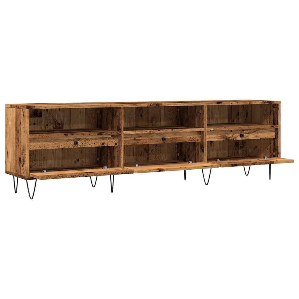 vidaXL Έπιπλο Τηλεόρασης Παλιό Ξύλο 150x30x44,5 εκ. Επεξεργασμένο Ξύλο