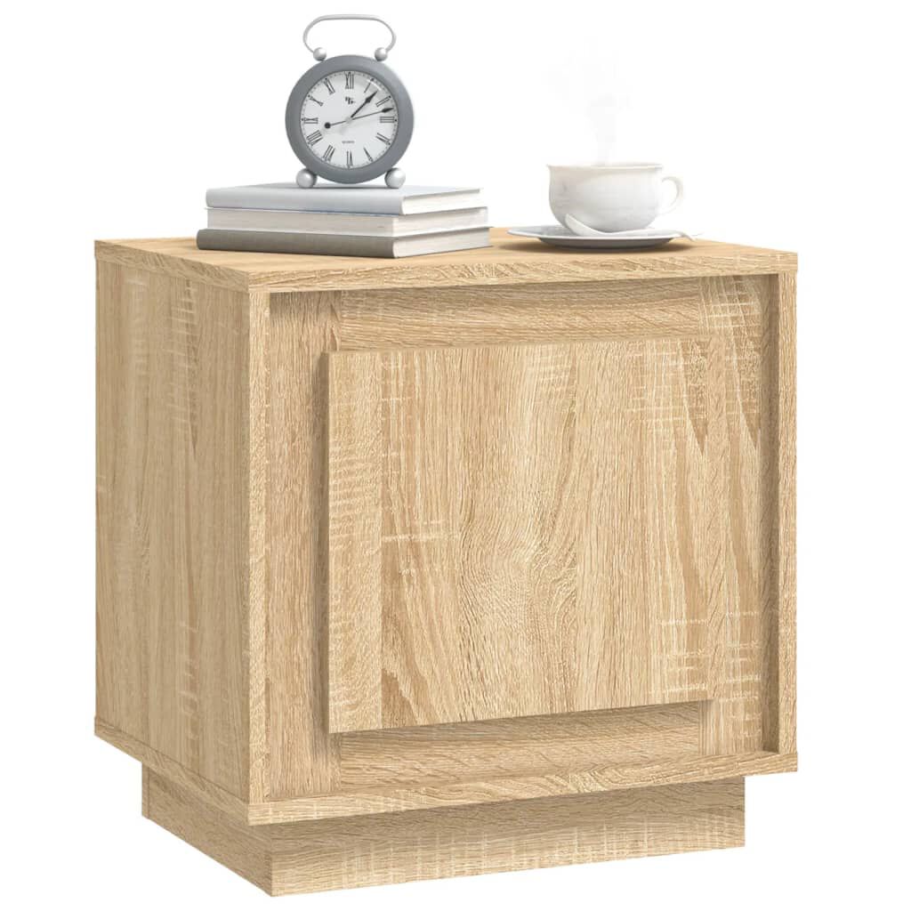 vidaXL Κομοδίνα 2 τεμ. Sonoma Δρυς 44x35x45 εκ. από Επεξεργασμένο Ξύλο