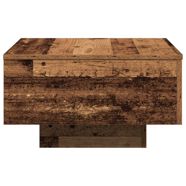 vidaXL Τραπεζάκι σαλονιού Παλαιό ξύλο 55 x 55 x 31 cm