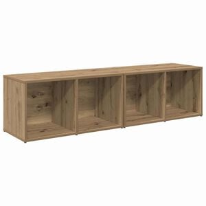 vidaXL &Sigma;&epsilon;&tau; &epsilon;&pi;ί&pi;&lambda;&omicron;&upsilon; &tau;&eta;&lambda;&epsilon;ό&rho;&alpha;&sigma;&eta;&sigmaf; 2 pcs Artisan Oak 37 x 35 x 72 &epsilon;&kappa;.