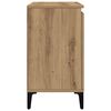 vidaXL Ντουλάπι Νιπτήρα τεχνίτης Δρυς 58x33x60 εκ. Επεξεργασμένο Ξύλο