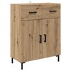 vidaXL Highboard &mu;&epsilon; &sigma;&upsilon;&rho;&tau;ά&rho;&iota; 2 pcs Artisan Oak &Epsilon;&pi;&epsilon;&xi;&epsilon;&rho;&gamma;&alpha;&sigma;&mu;έ&nu;&omicron; &xi;ύ&lambda;&omicron;