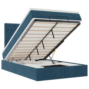 vidaXL &Omicron;&theta;&omega;&mu;&alpha;&nu;&iota;&kappa;ό &kappa;&rho;&epsilon;&beta;ά&tau;&iota; &mu;&epsilon; &sigma;&tau;&rho;ώ&mu;&alpha;&tau;&alpha; & LEDs &Sigma;&kappa;&omicron;ύ&rho;&omicron; &mu;&pi;&lambda;&epsilon; &Beta;&epsilon;&lambda;&omicron;ύ&delta;&omicron;